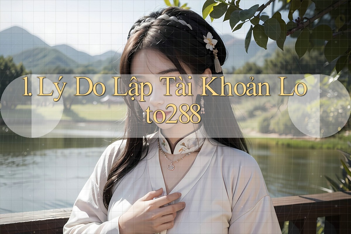 1. Lý Do Lập Tài Khoản Loto288