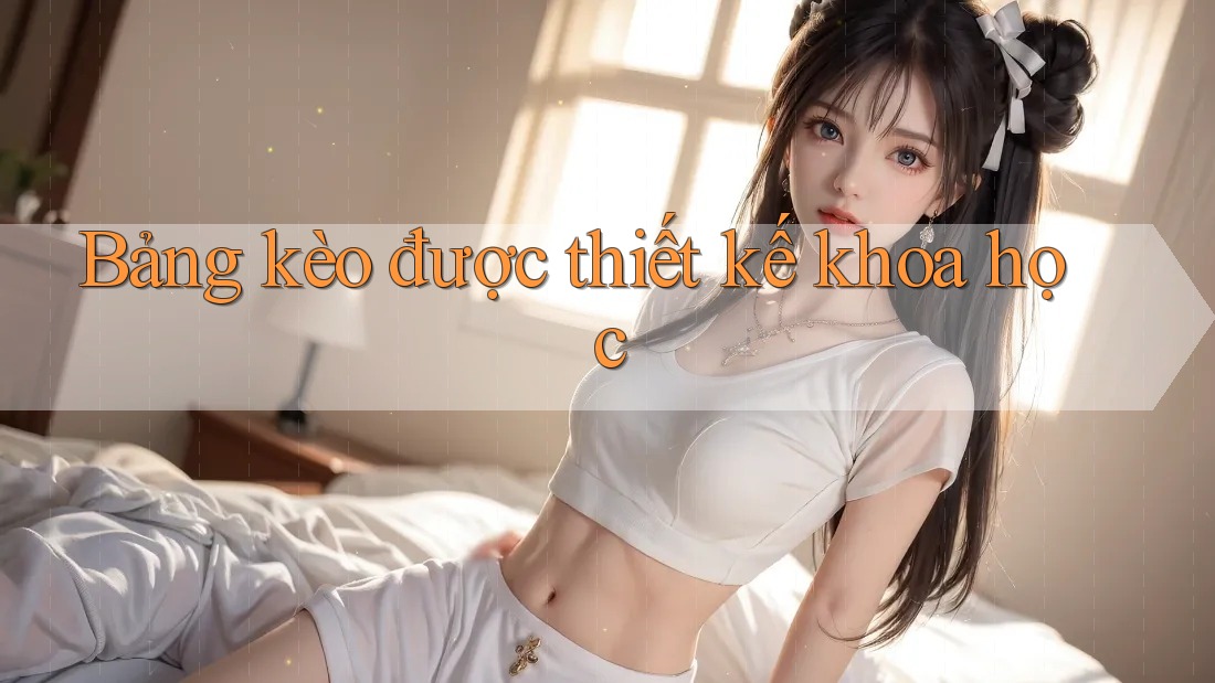 Bảng kèo được thiết kế khoa học