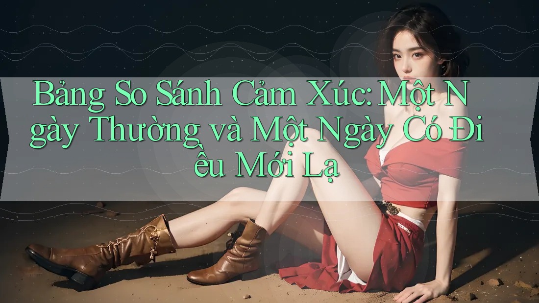 Bảng So Sánh Cảm Xúc: Một Ngày Thường và Một Ngày Có Điều Mới Lạ