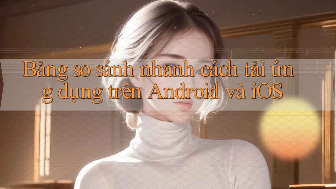 Bảng so sánh nhanh cách tải ứng dụng trên Android và iOS