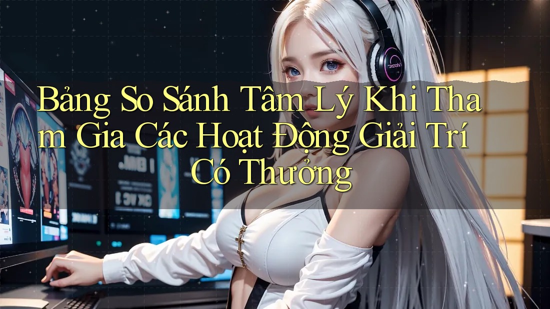 Bảng So Sánh Tâm Lý Khi Tham Gia Các Hoạt Động Giải Trí Có Thưởng