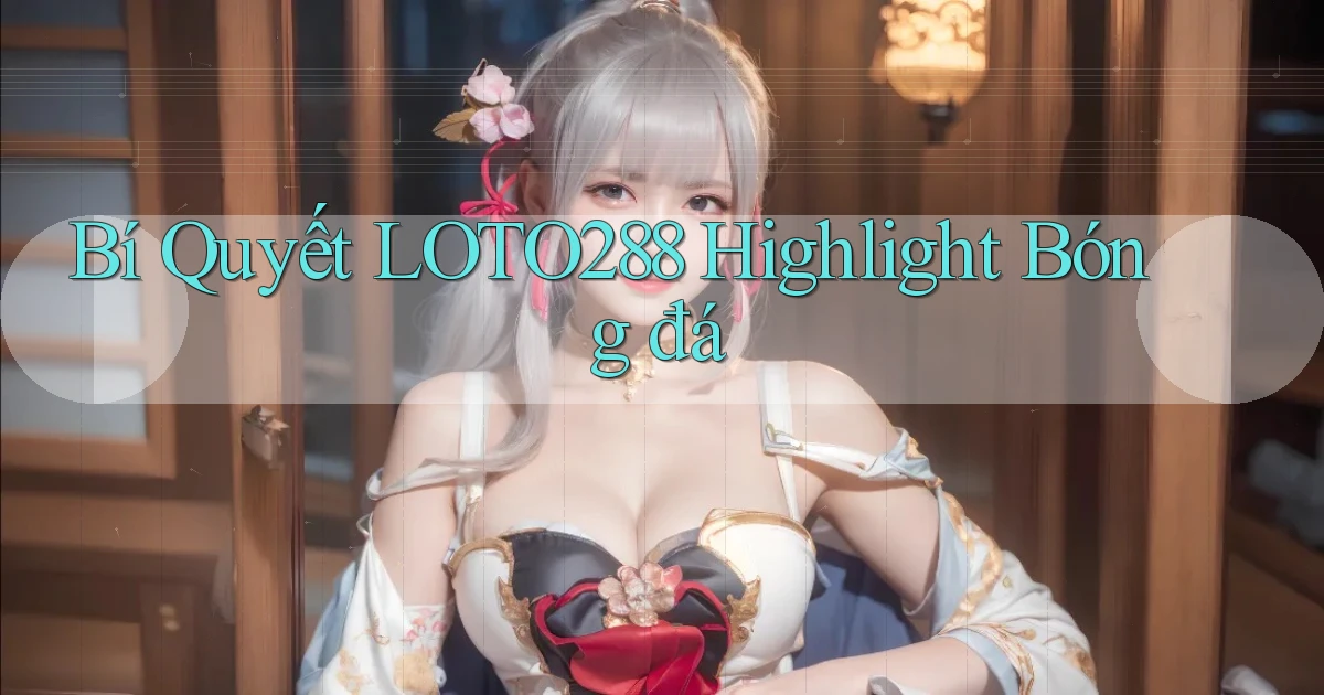 bí quyết loto288 highlight bóng đá