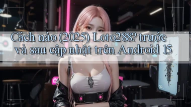 Cách nào (2025) Loto288 trước và sau cập nhật trên Android 15