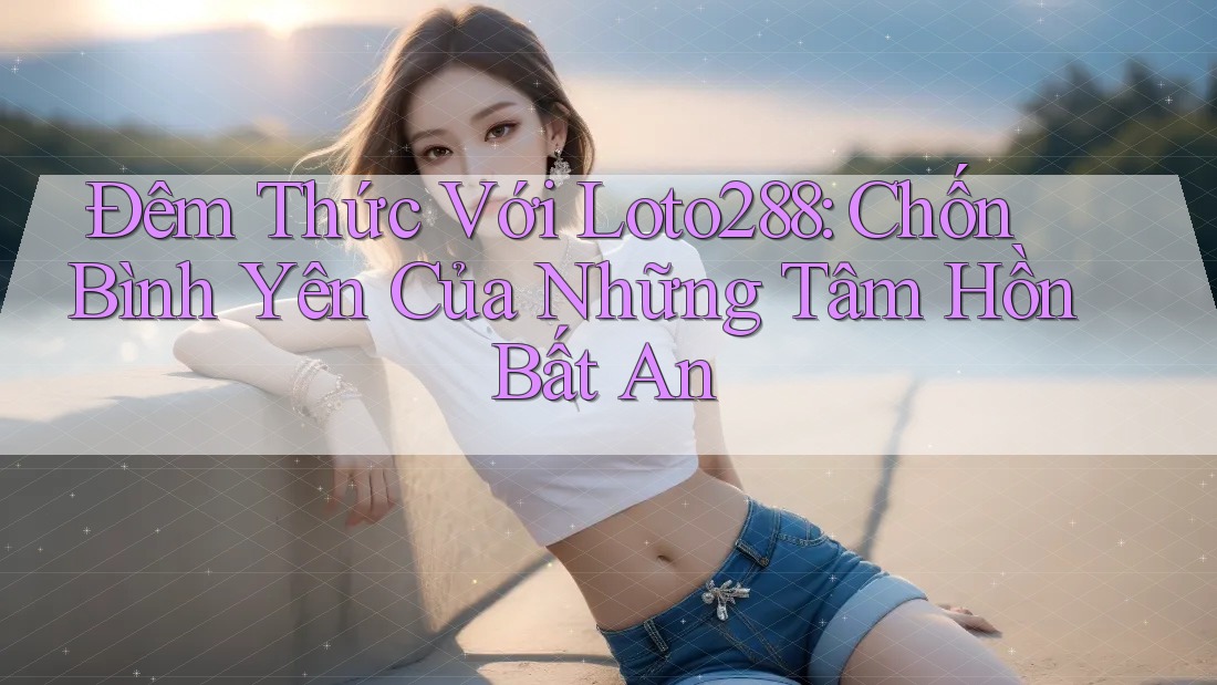 Đêm Thức Với Loto288: Chốn Bình Yên Của Những Tâm Hồn Bất An