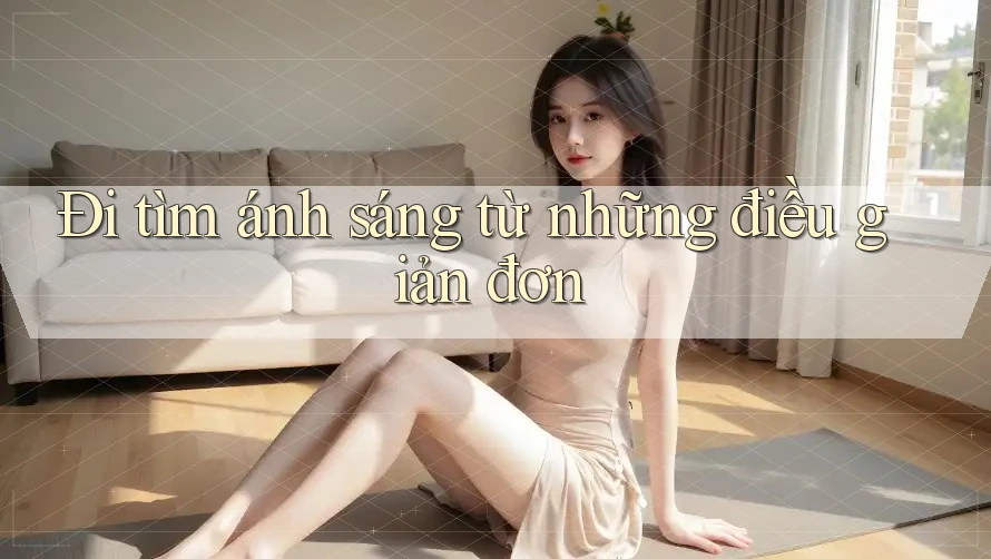 Đi tìm ánh sáng từ những điều giản đơn