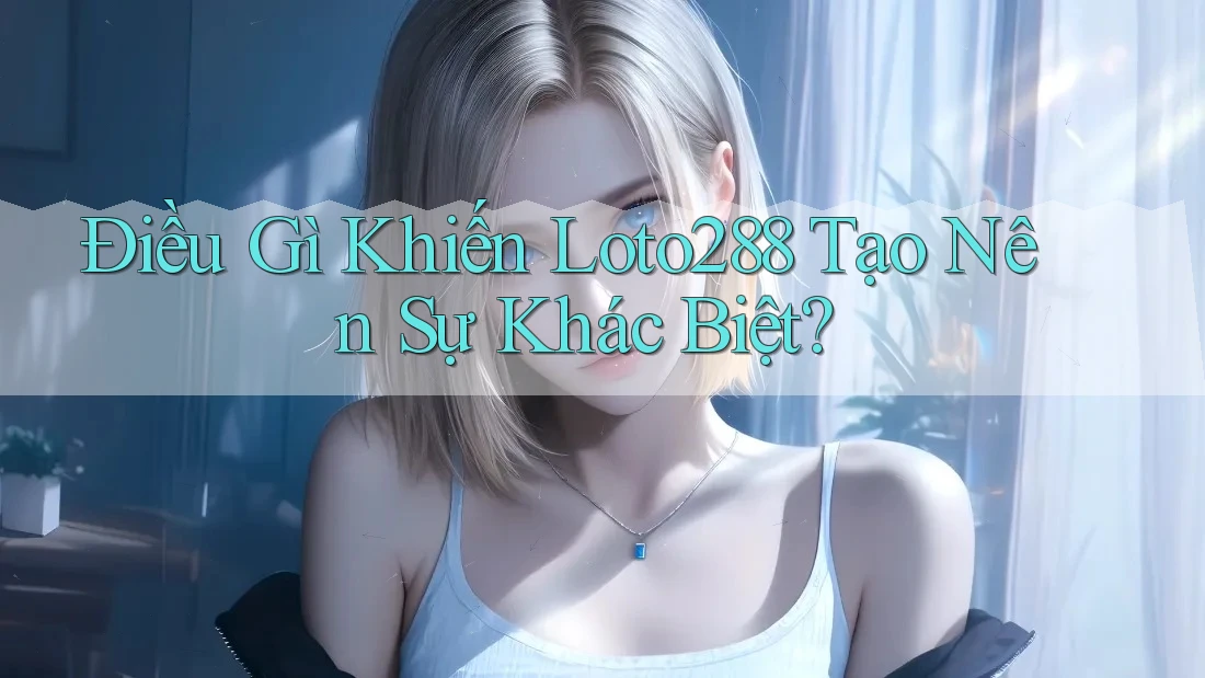 Điều Gì Khiến Loto288 Tạo Nên Sự Khác Biệt?