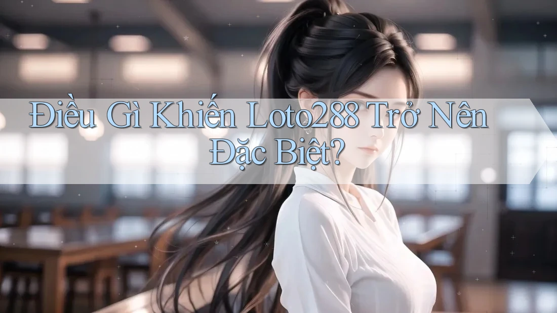 Điều Gì Khiến Loto288 Trở Nên Đặc Biệt?