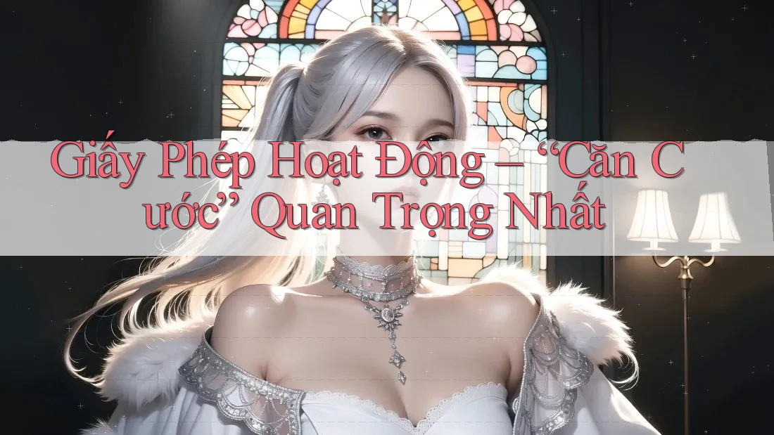 Giấy Phép Hoạt Động – “Căn Cước” Quan Trọng Nhất