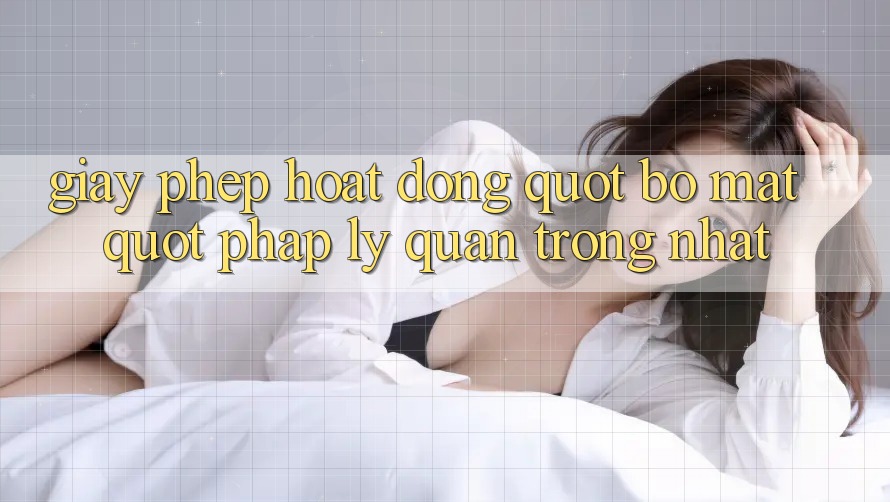 Giấy phép hoạt động - " Bộ mặt" pháp lý quan trọng nhất Giấy phép hoạt động - " Bộ mặt" pháp lý quan trọng nhất