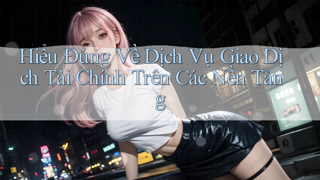 Hiểu Đúng Về Dịch Vụ Giao Dịch Tài Chính Trên Các Nền Tảng