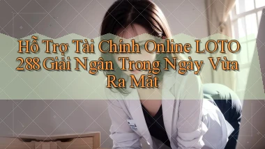 hỗ trợ tài chính online loto288 giải ngân trong ngày vừa ra mắt