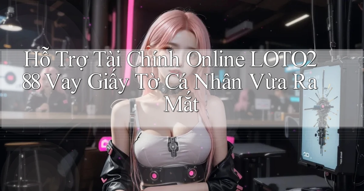hỗ trợ tài chính online loto288 vay giấy tờ cá nhân vừa ra mắt