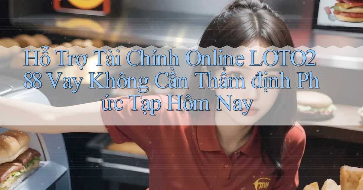 hỗ trợ tài chính online loto288 vay không cần thẩm định phức tạp hôm nay