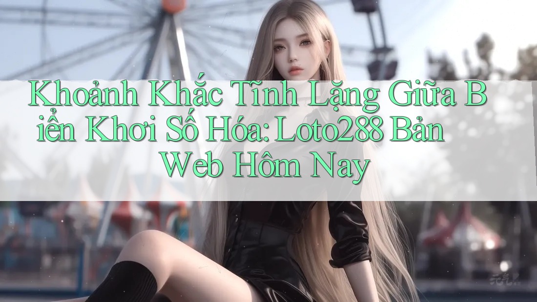 Khoảnh Khắc Tĩnh Lặng Giữa Biển Khơi Số Hóa: Loto288 Bản Web Hôm Nay