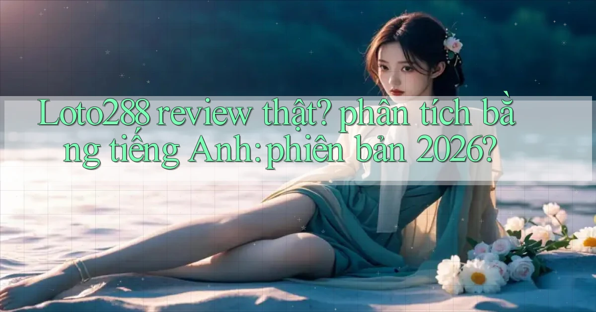 Loto288 review thật phân tích bằng tiếng Anh phiên bản 2026