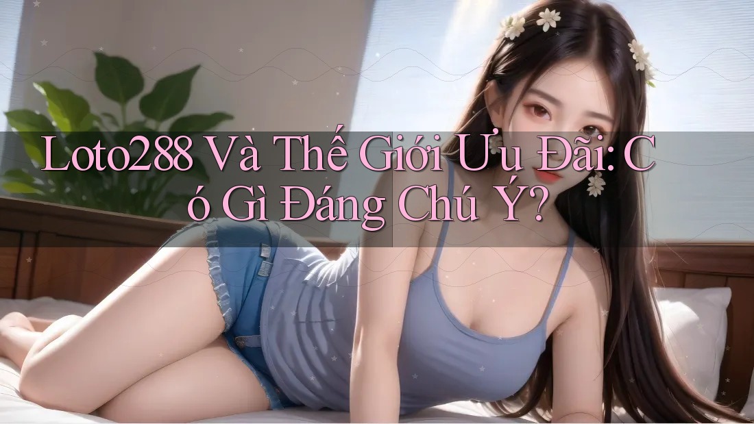 Loto288 Và Thế Giới Ưu Đãi: Có Gì Đáng Chú Ý?