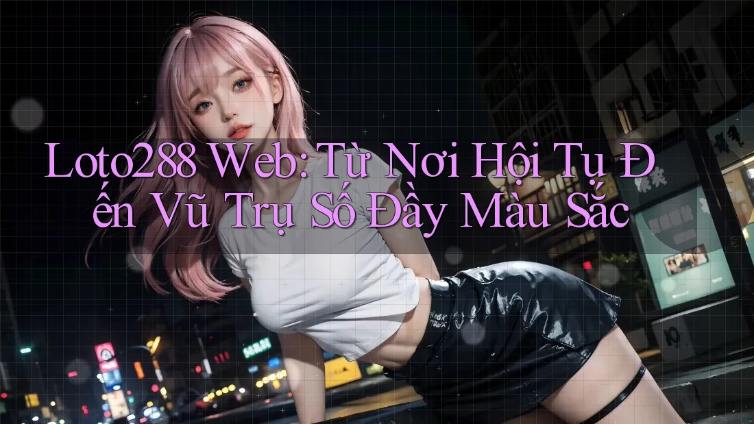 Loto288 Web: Từ Nơi Hội Tụ Đến Vũ Trụ Số Đầy Màu Sắc
