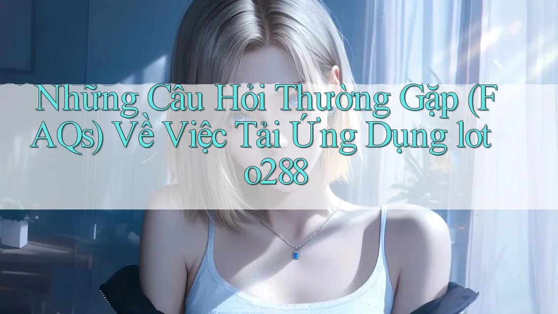 Những Câu Hỏi Thường Gặp (FAQs) Về Việc Tải Ứng Dụng loto288