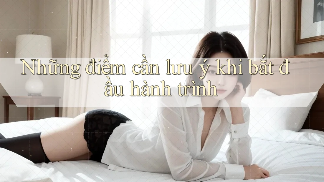 Những điểm cần lưu ý khi bắt đầu hành trình Những điểm cần lưu ý khi bắt đầu hành trình
