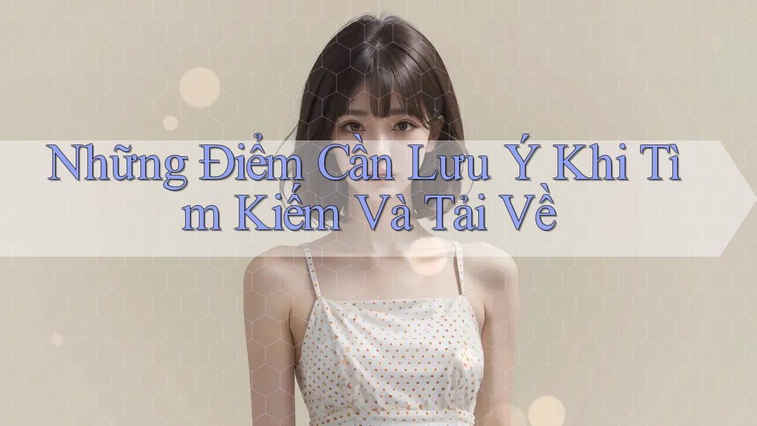 Những Điểm Cần Lưu Ý Khi Tìm Kiếm Và Tải Về
