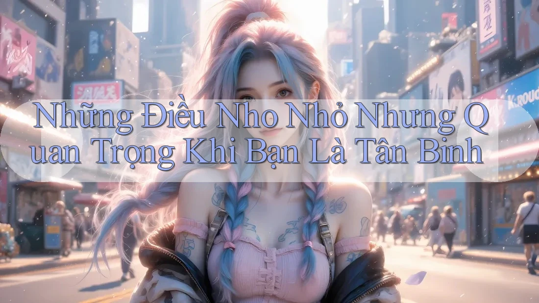 Những Điều Nho Nhỏ Nhưng Quan Trọng Khi Bạn Là Tân Binh Những Điều Nho Nhỏ Nhưng Quan Trọng Khi Bạn Là Tân Binh