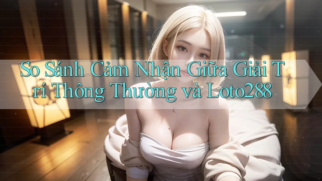 So Sánh Cảm Nhận Giữa Giải Trí Thông Thường và Loto288