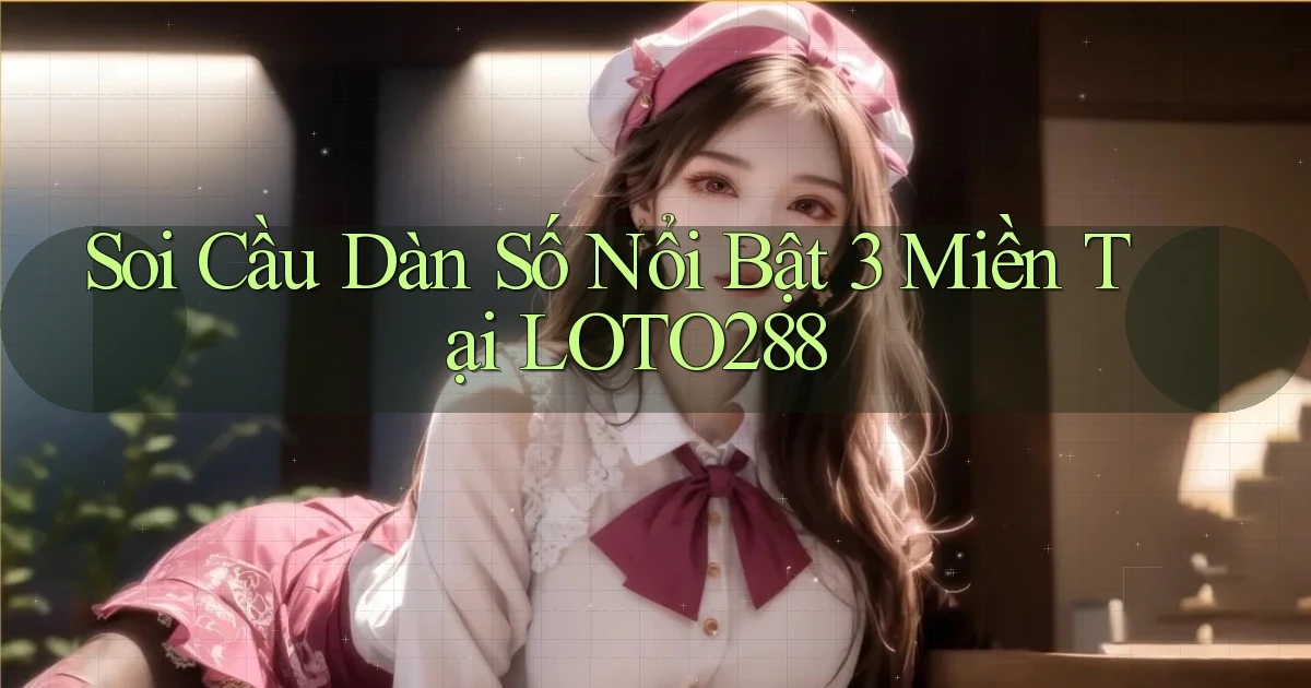 soi cầu dàn số nổi bật 3 miền tại loto288