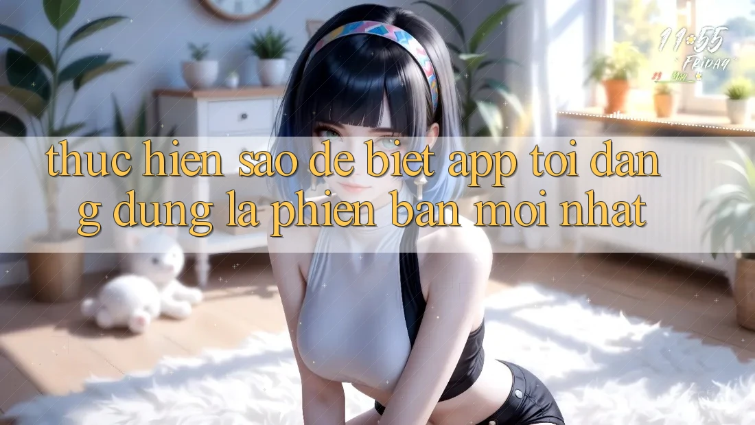 Thực hiện sao để biết app tôi đang dùng là phiên bản mới nhất?