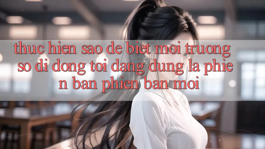Thực hiện sao để biết môi trường số di động tôi đang dùng là phiên bản phiên bản mới?