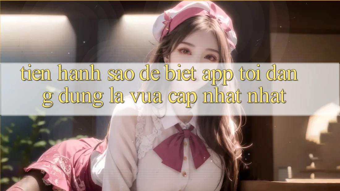 Tiến hành sao để biết app tôi đang dùng là vừa cập nhật nhất?
