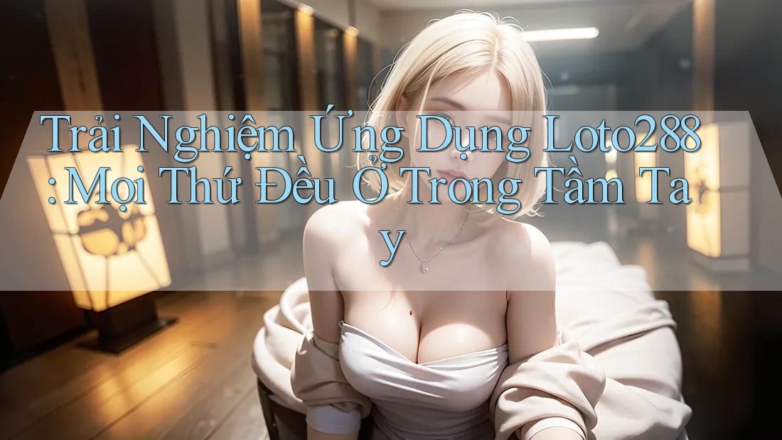 Trải Nghiệm Ứng Dụng Loto288: Mọi Thứ Đều Ở Trong Tầm Tay Trải Nghiệm Ứng Dụng Loto288: Mọi Thứ Đều Ở Trong Tầm Tay