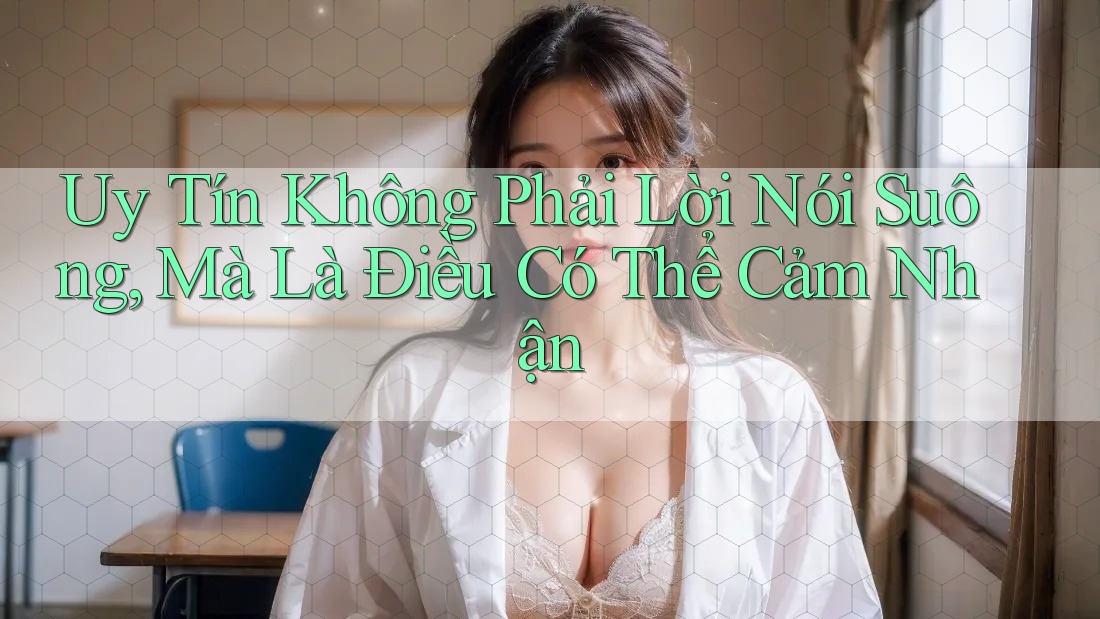 Uy Tín Không Phải Lời Nói Suông, Mà Là Điều Có Thể Cảm Nhận