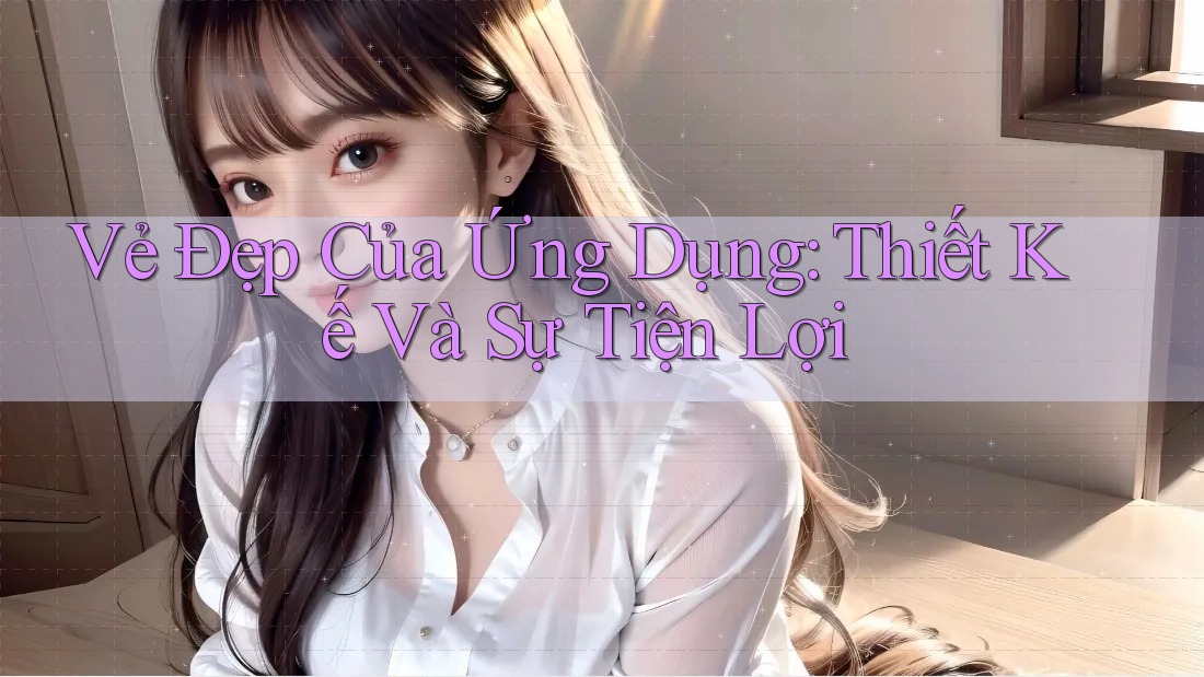 Vẻ Đẹp Của Ứng Dụng: Thiết Kế Và Sự Tiện Lợi